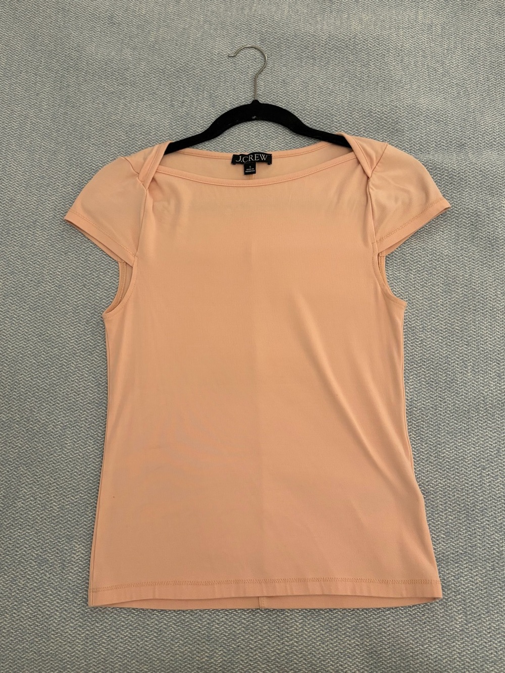 J. Crew Refined Rib Cap Sleeve Shirt